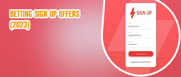 Bookies sign up offers